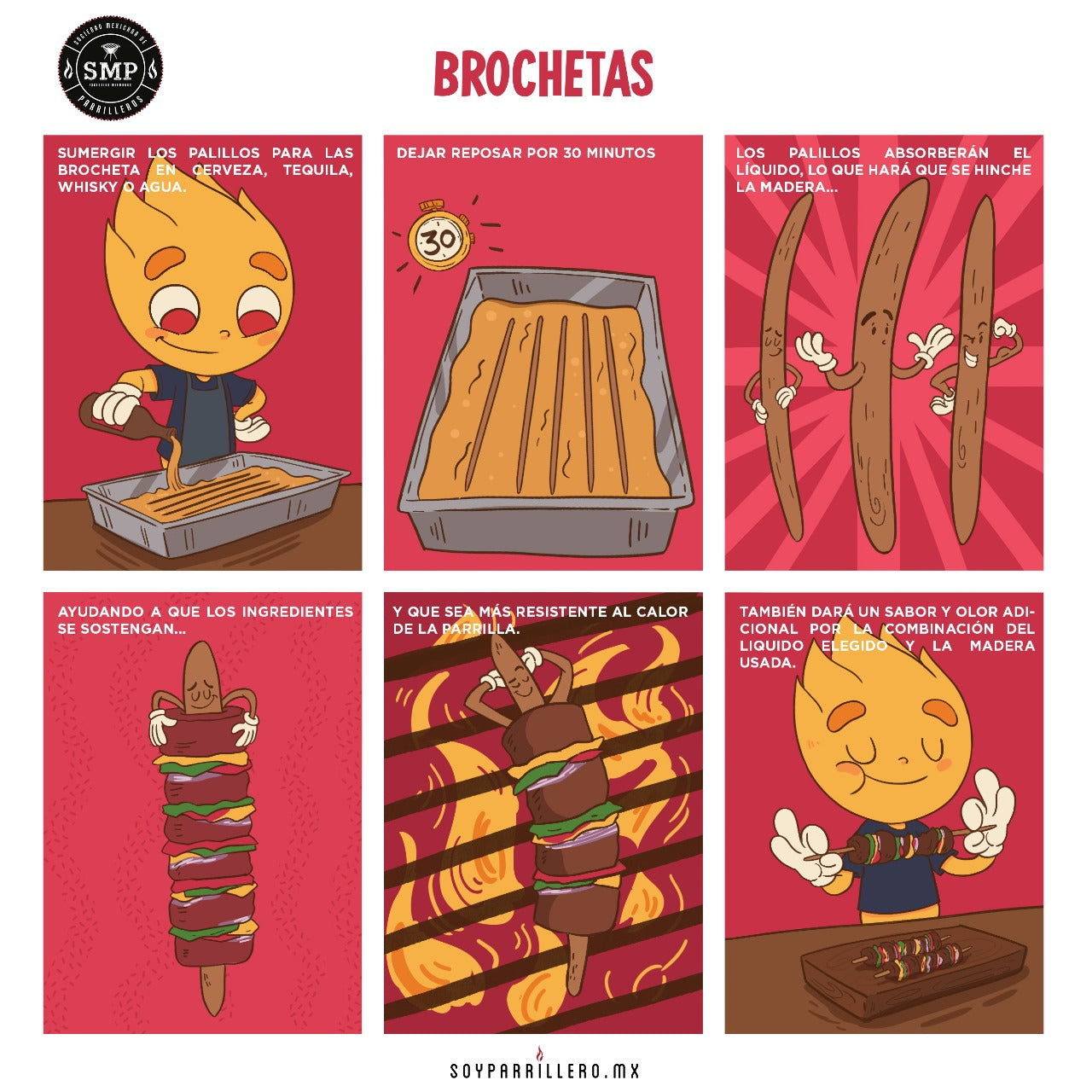 Tips para brochetas | SMP