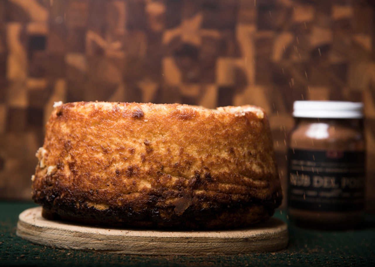 Pan de mantequilla con rub del postre