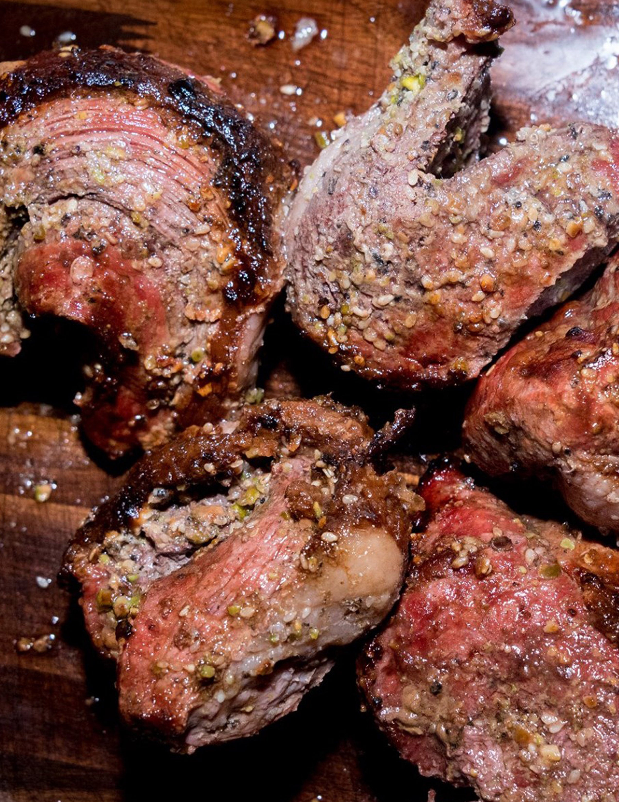 PICAÑA ASADA EN COSTRA DE RUB DE CAFÉ SMP
