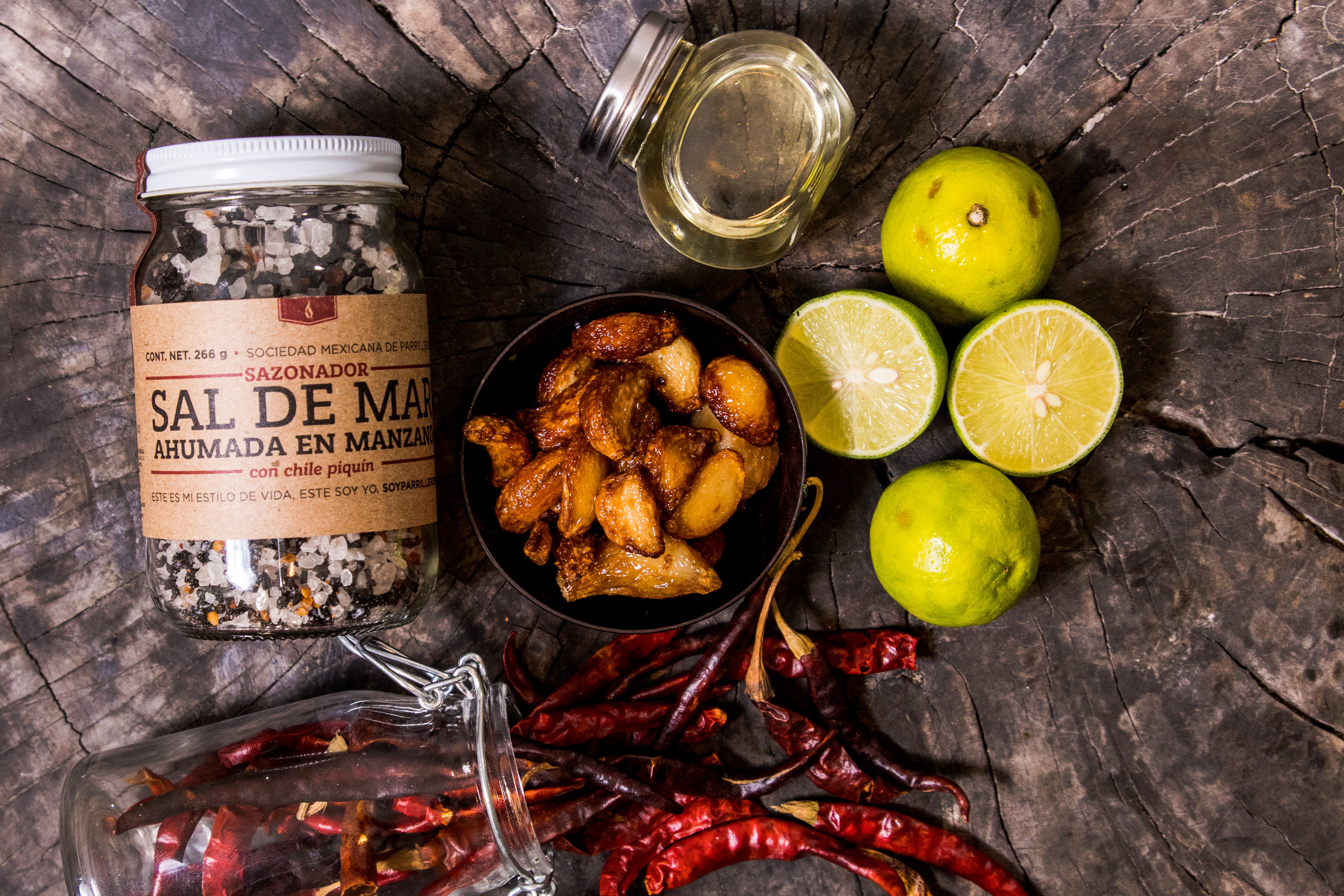 SALSA DE CHILE DE ÁRBOL Y AJO CONFITADO | SMP