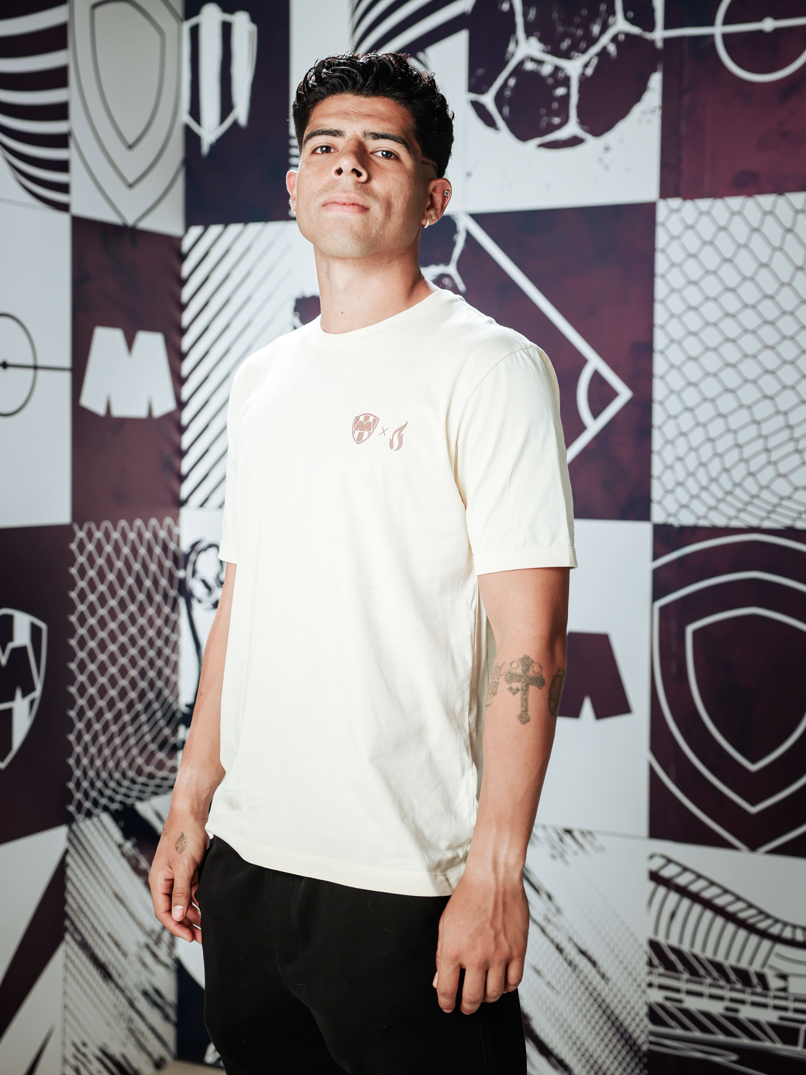 Playera Rayados Parrilleros x SMP ivory