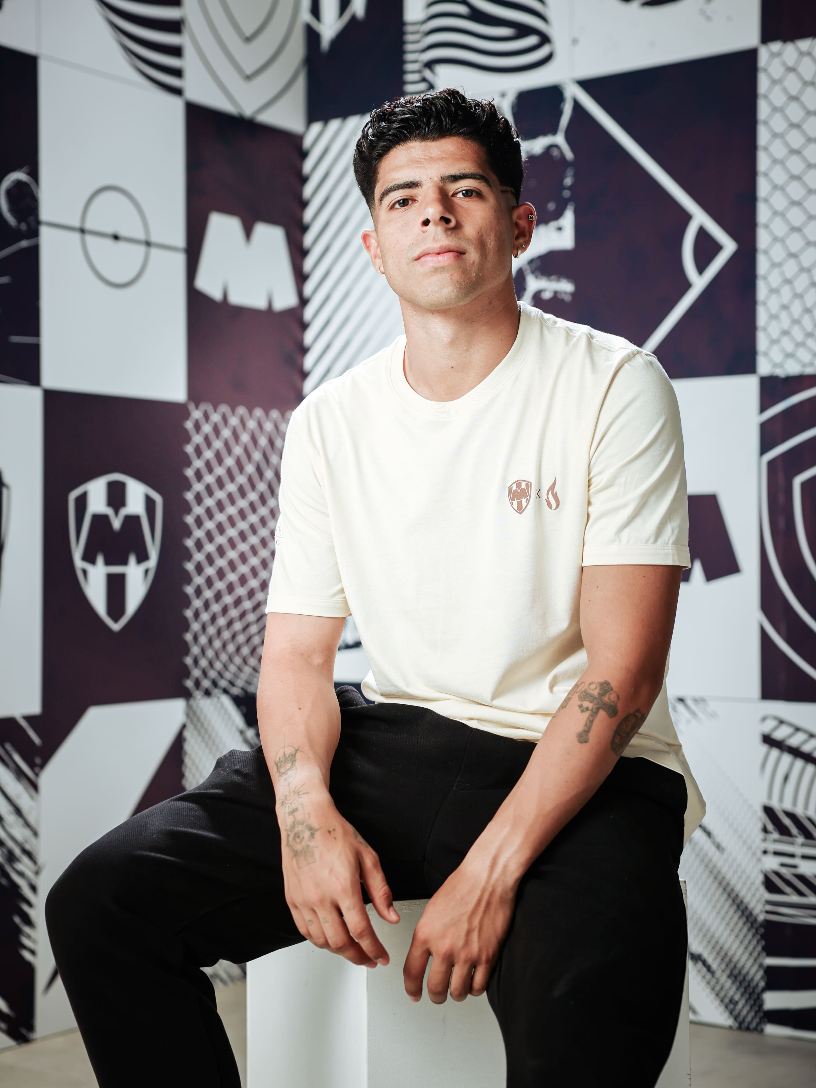 Playera Rayados Parrilleros x SMP ivory