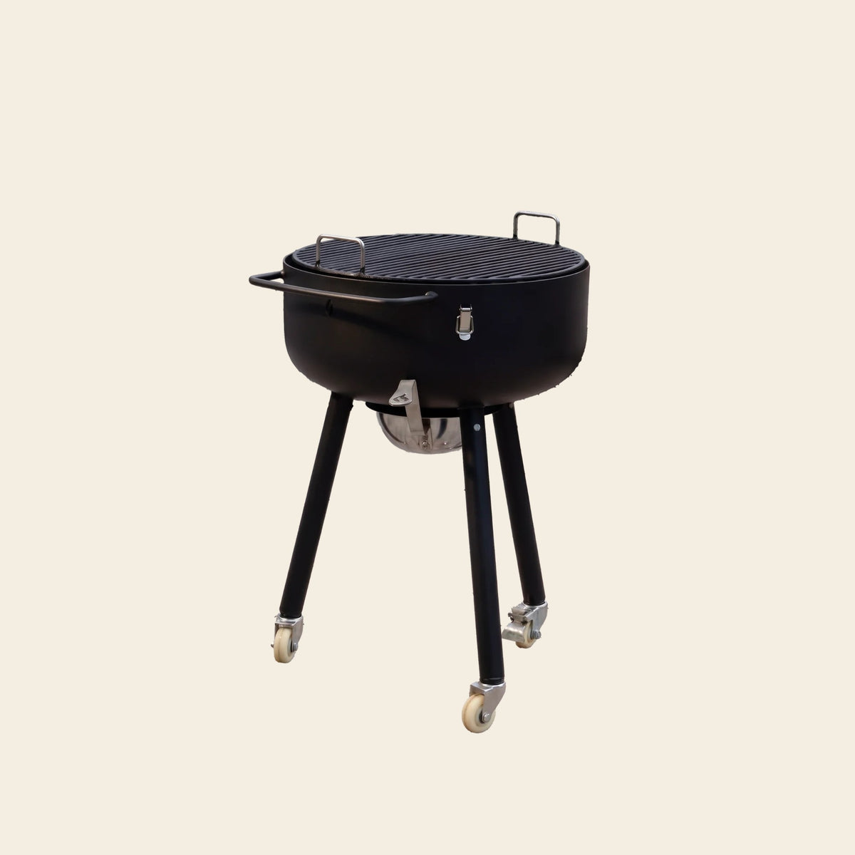 Asador SMP Pa'l Patio en Negro Carbón, render frontal