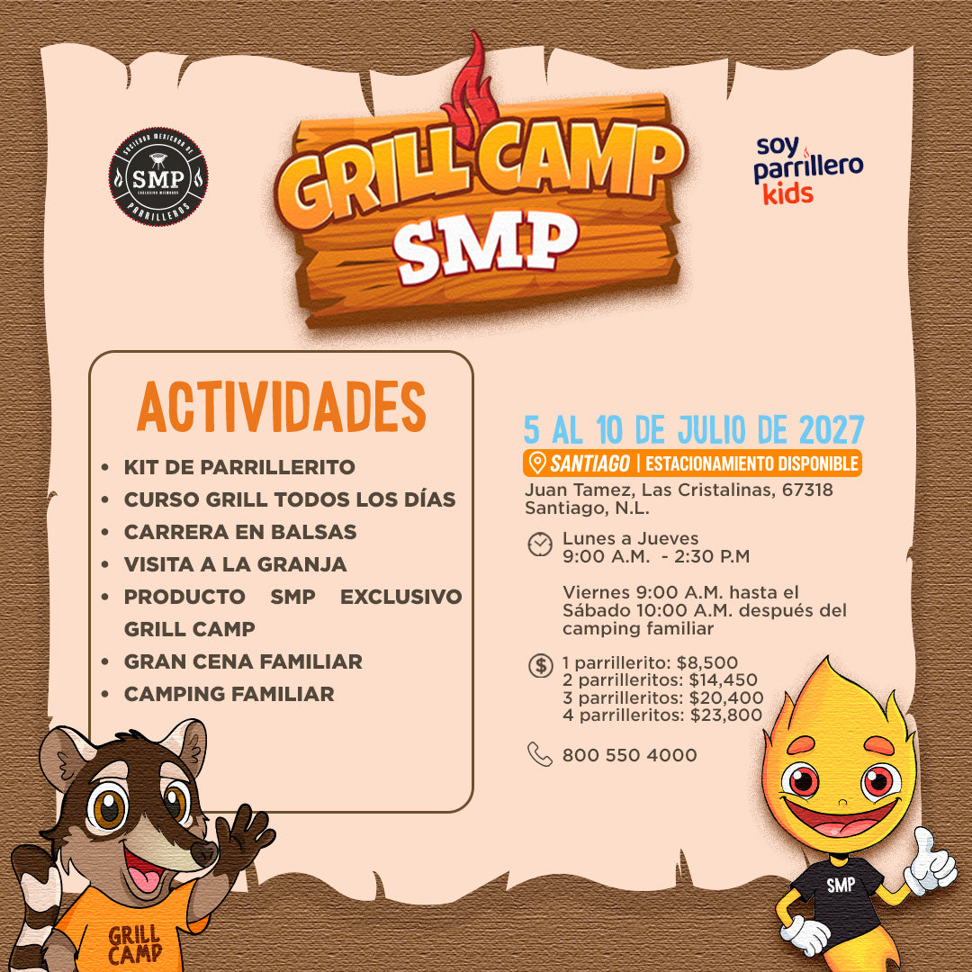 Summer Grill Camp 2027 | Santiago | 5 a 10 de julio 2027