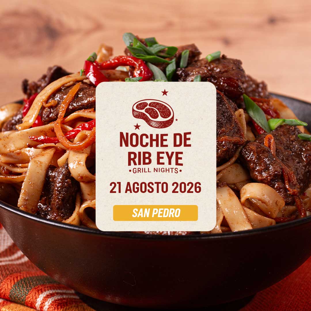 Noche de Rib Eye | San Pedro | 21 Agosto