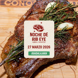 Noche de rib eye | Guadalajara | 27 marzo