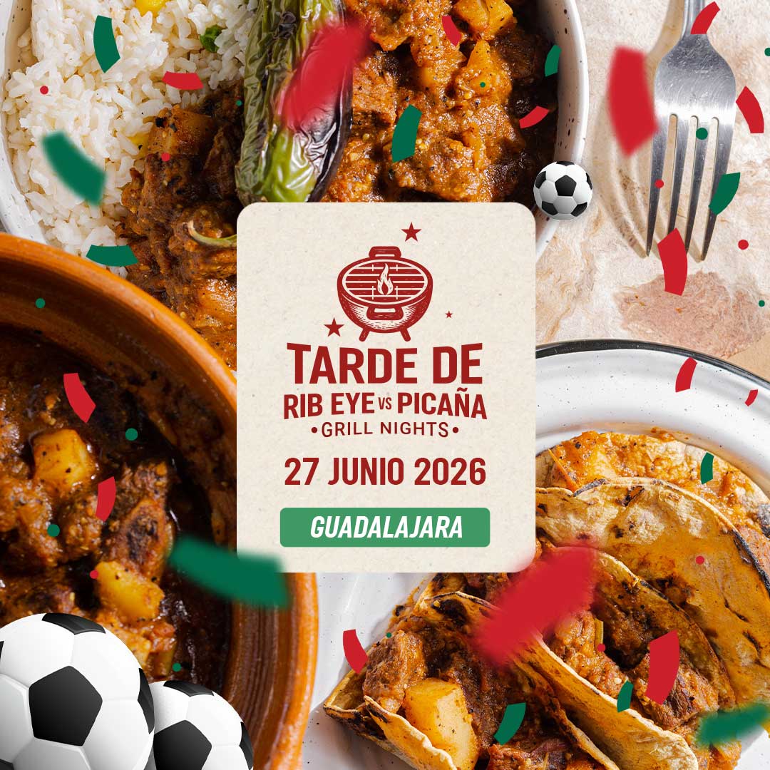 Tarde de Rib eye vs Picaña | Guadalajara | 27 junio