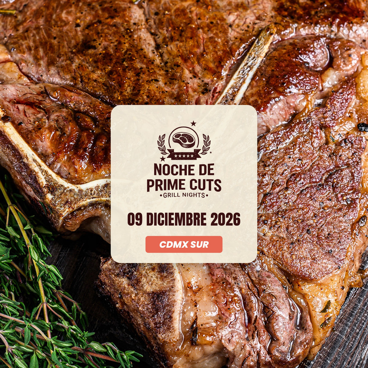 Noche de Prime Cuts | CDMX Sur | 9 Diciembre