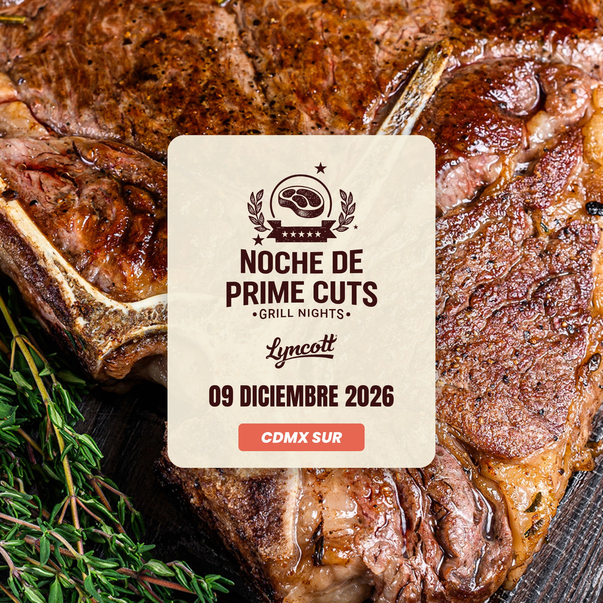 Noche de Prime Cuts by Lyncott | CDMX Sur | 9 Diciembre
