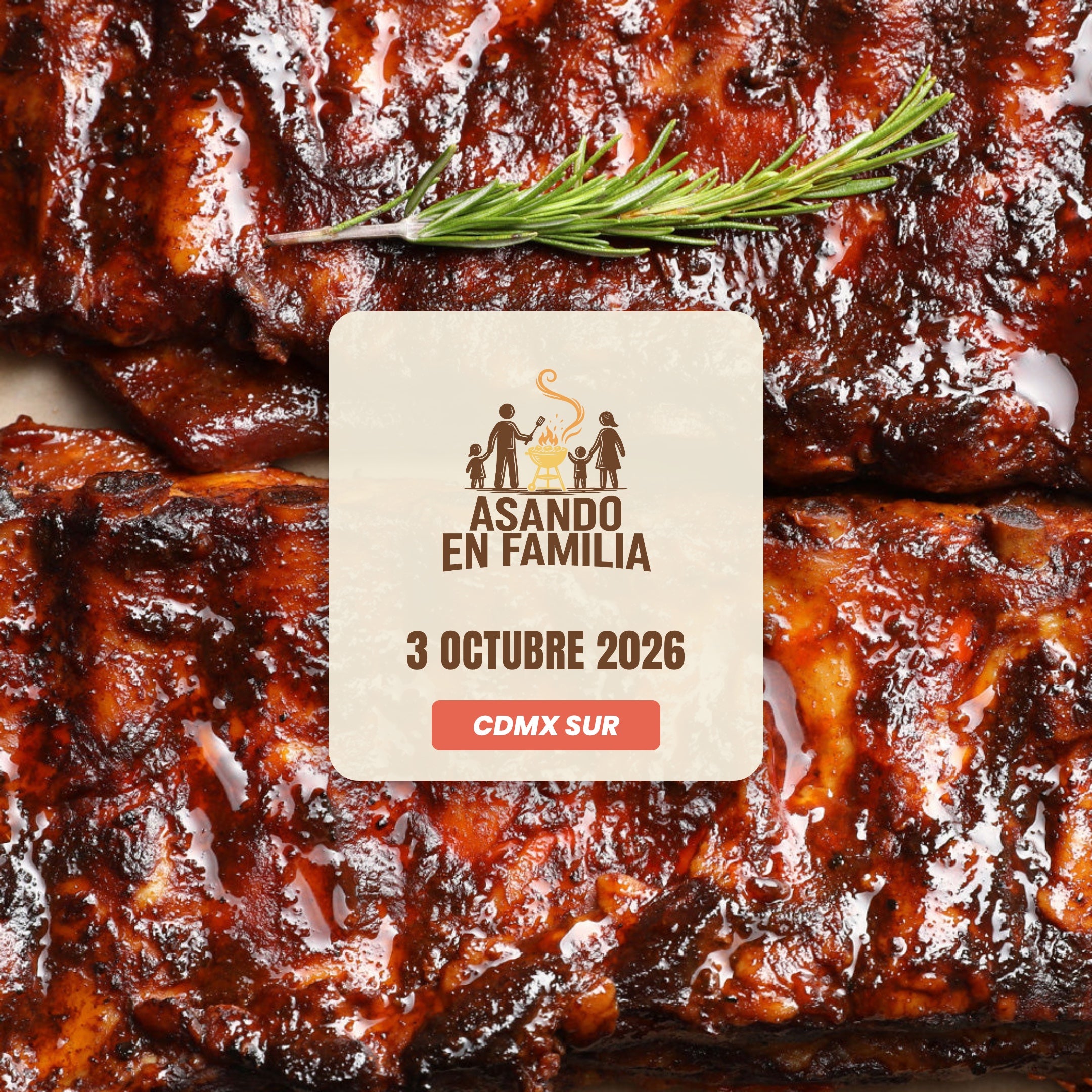 Asando en Familia | CDMX Sur | 3 Octubre