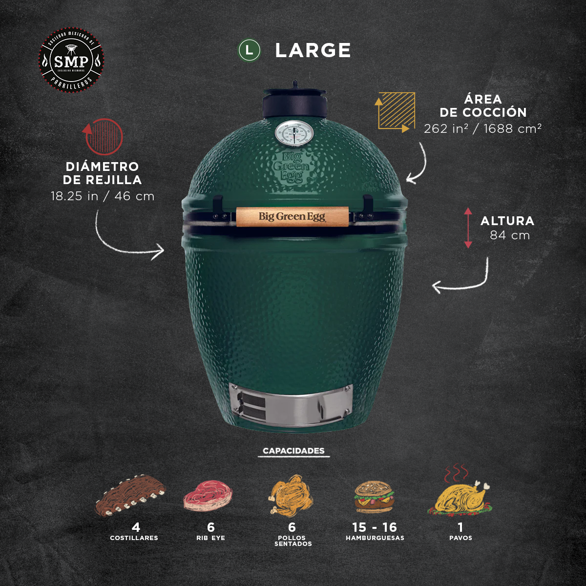 Large Big Green Egg