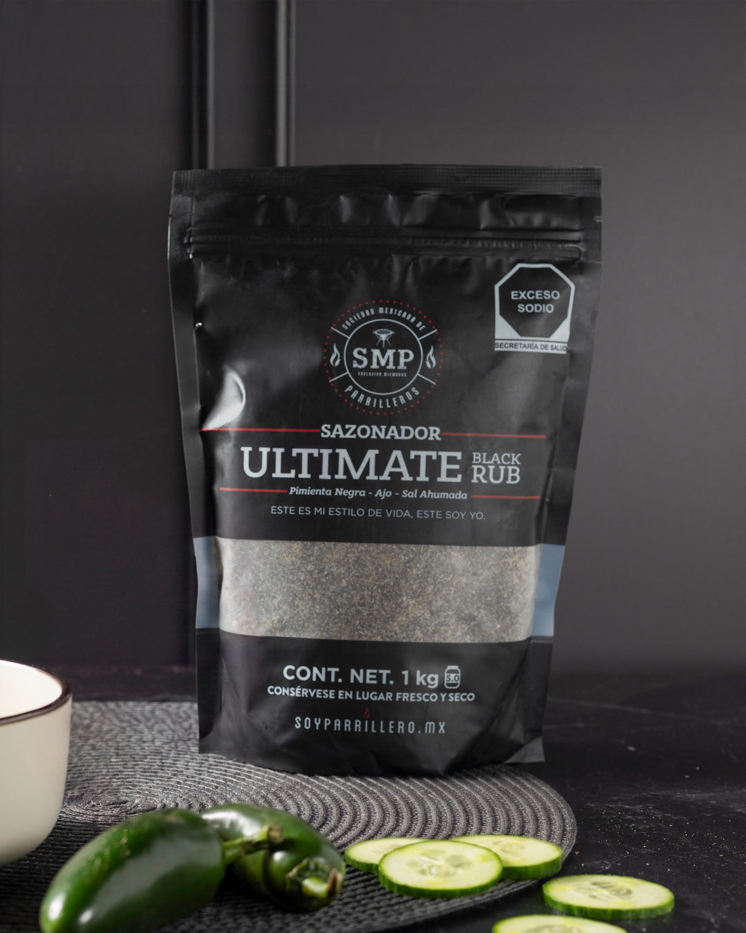 Ultimate Black Rub en Bolsa SMP 1 Kilo