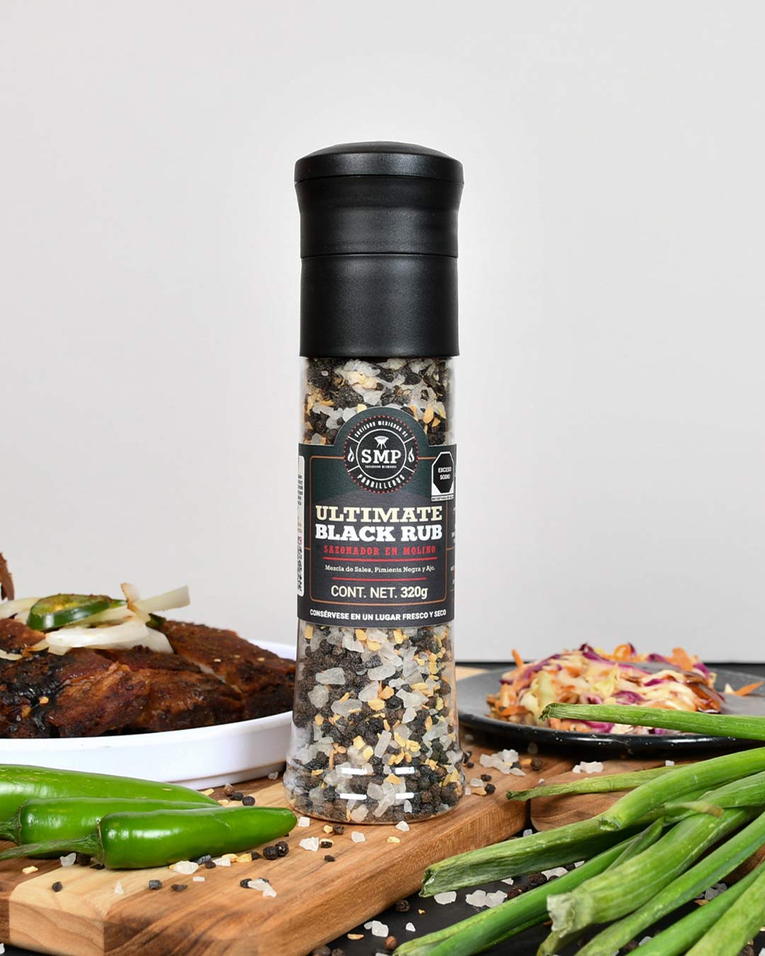Ultimate Black Rub Sazonador en Molino
