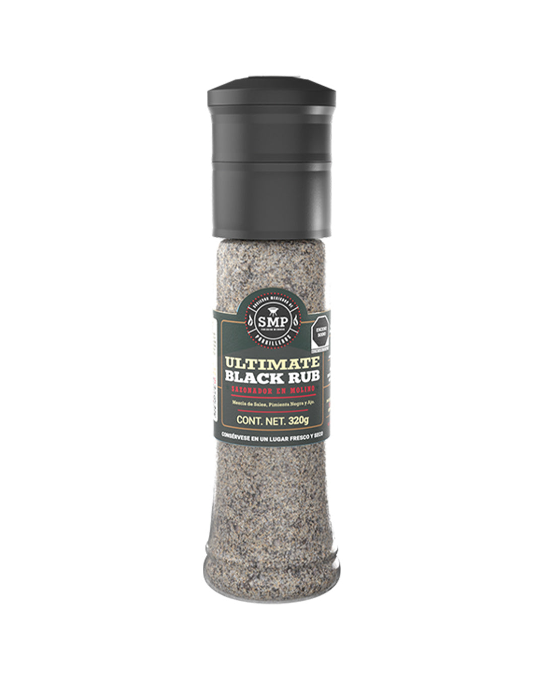 Ultimate Black Rub Sazonador en Molino