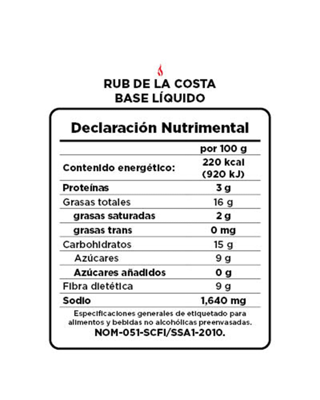 Rub de la Costa SMP Base Líquida