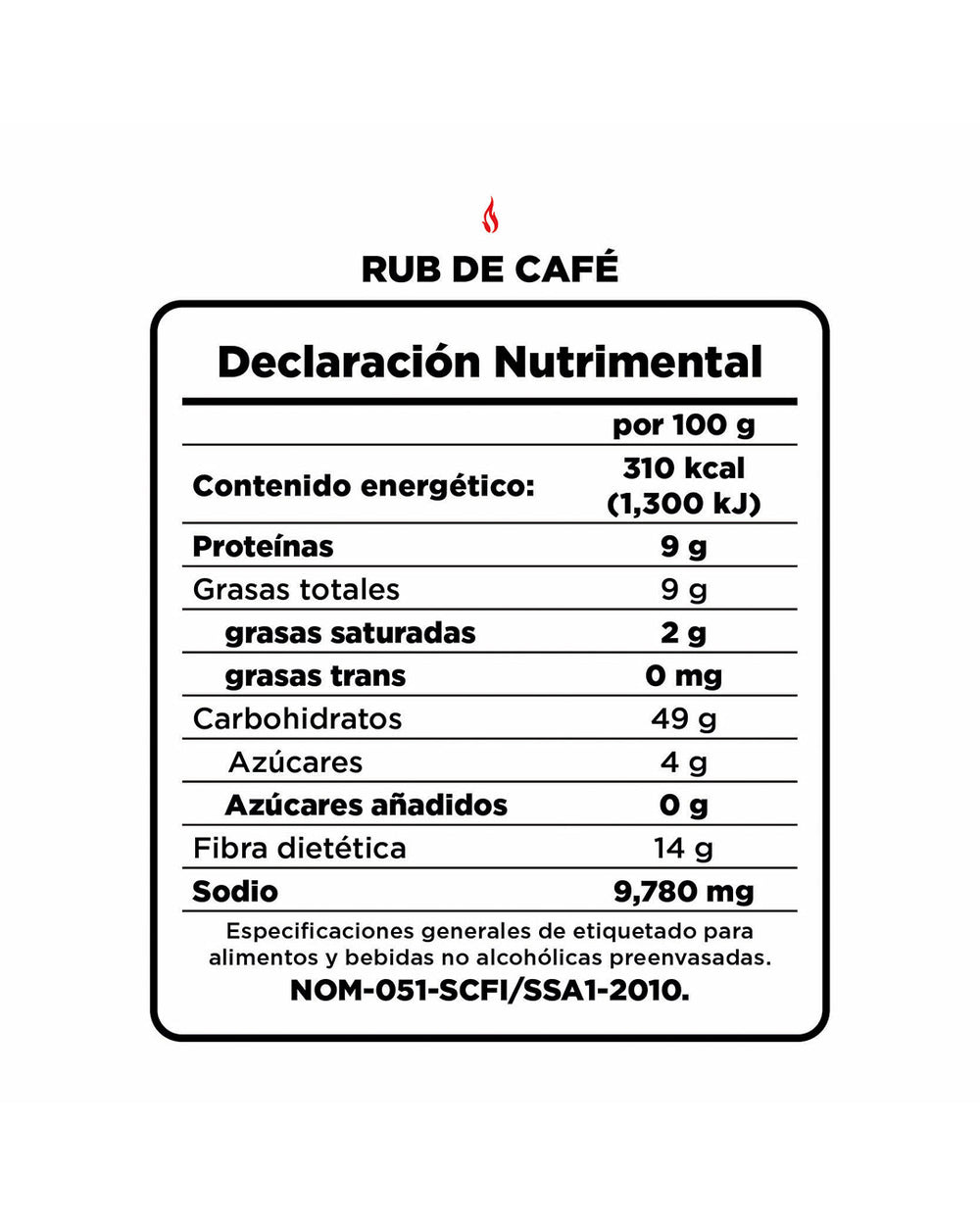 Tabla Nutrimental