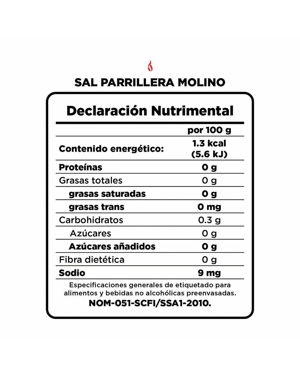 Tabla Nutrimental