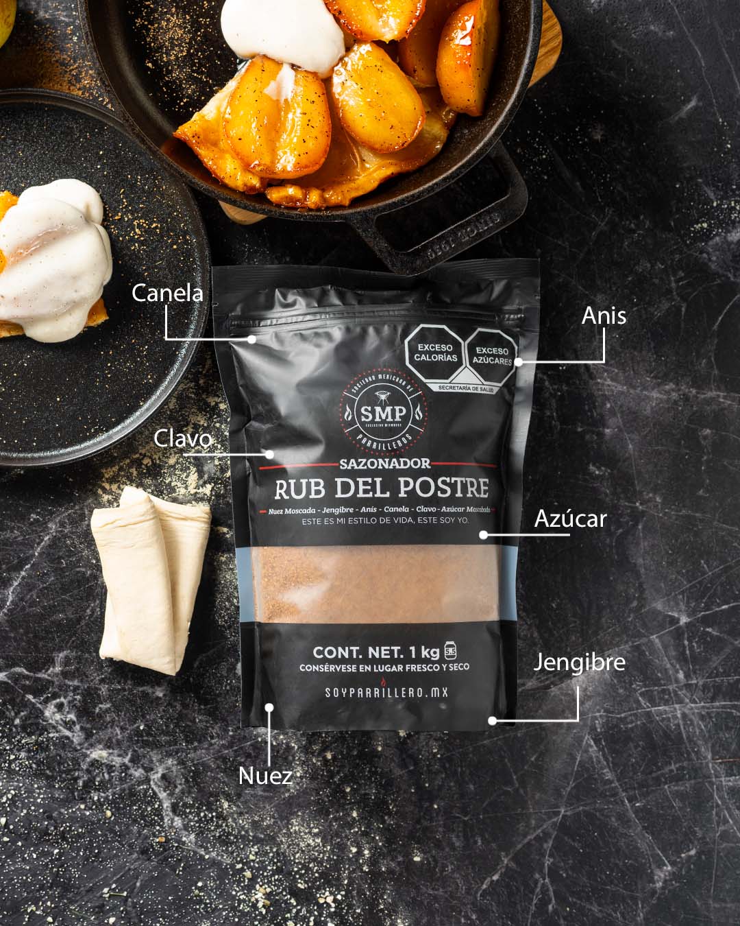 Rub del Postre en Bolsa SMP 1 Kilo