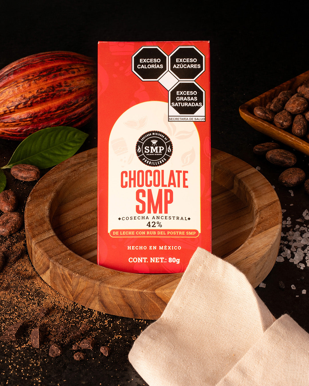 Chocolate de Leche con Rub del Postre SMP 42% Cacao