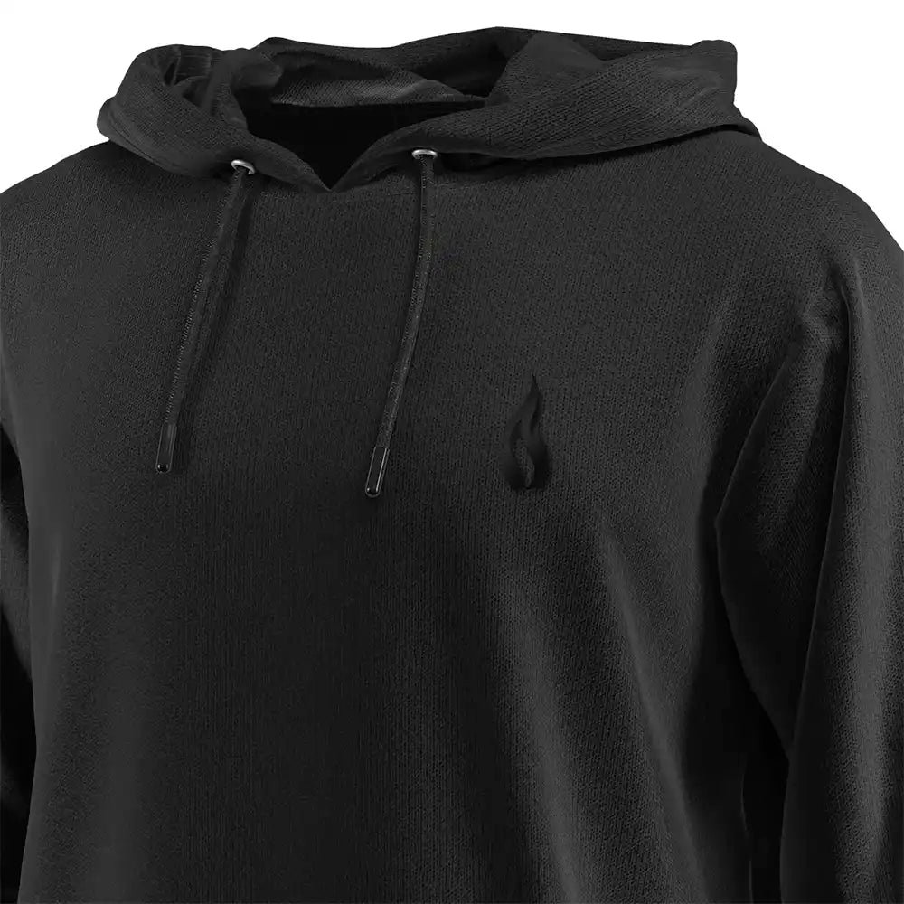 Hoodie Negro Flama