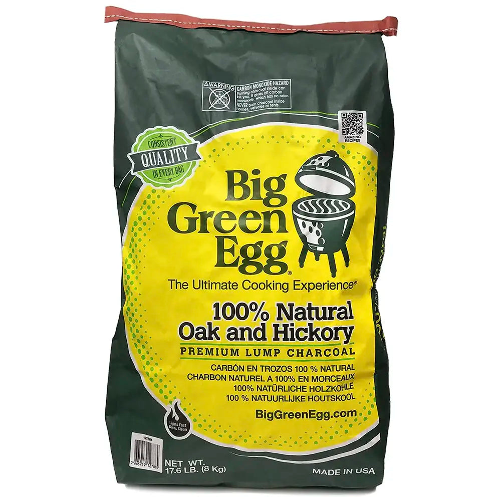 100% Natural Oak and Hickory Lump Charcoal (17.6lb / 8kg)