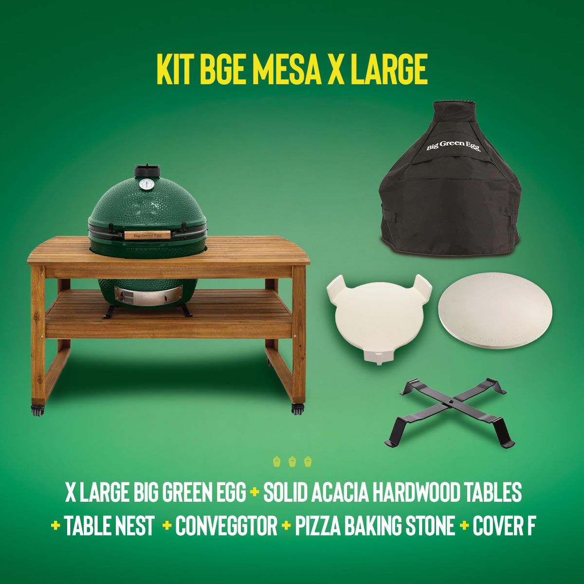 Kit Mesa Big Green Egg