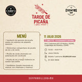 Tarde de Picaña | CDMX Poniente | 11 Julio