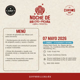 Noche de Picaña vs Rib eye | Cumbres | 7 mayo