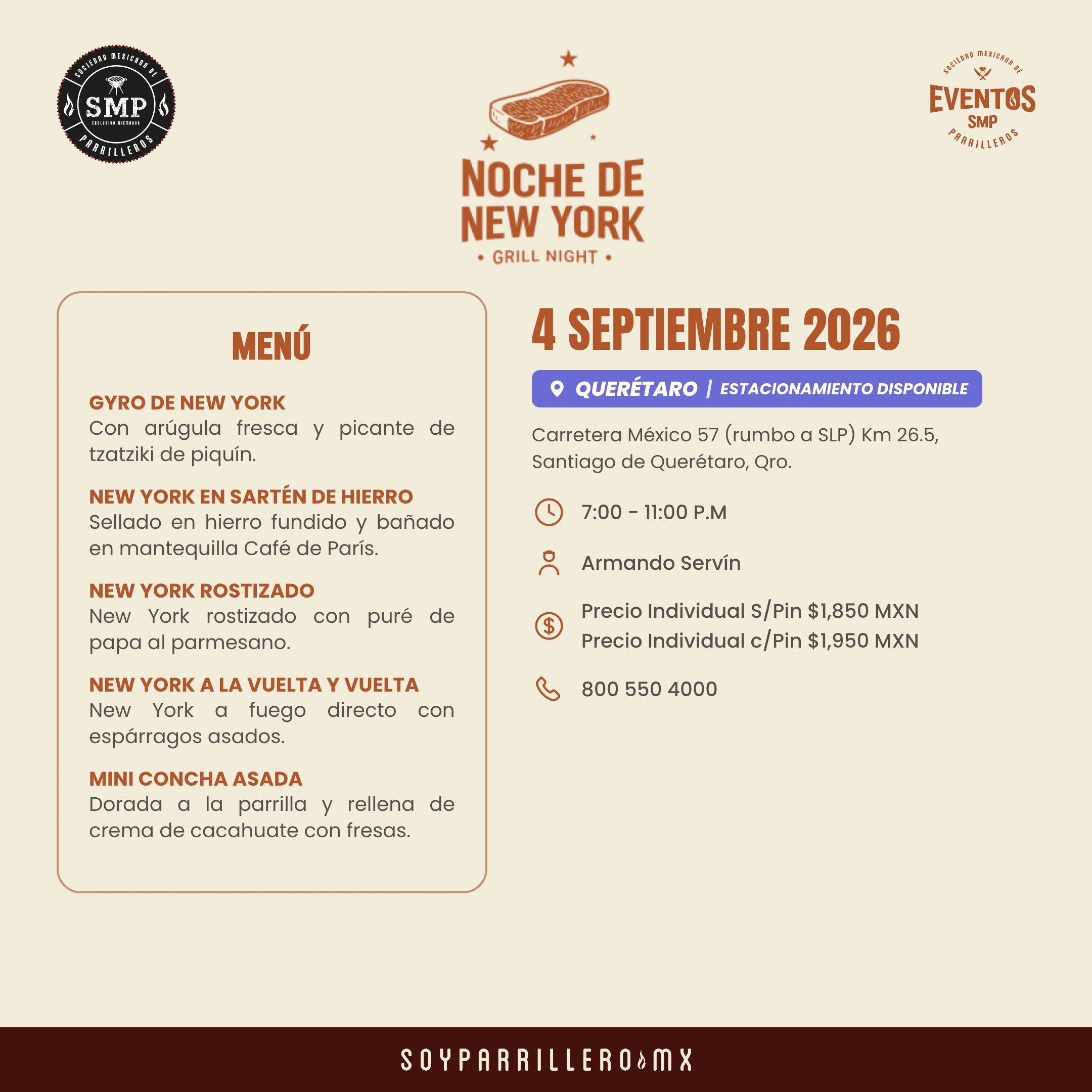 Noche de New York | Querétaro | 4 Septiembre