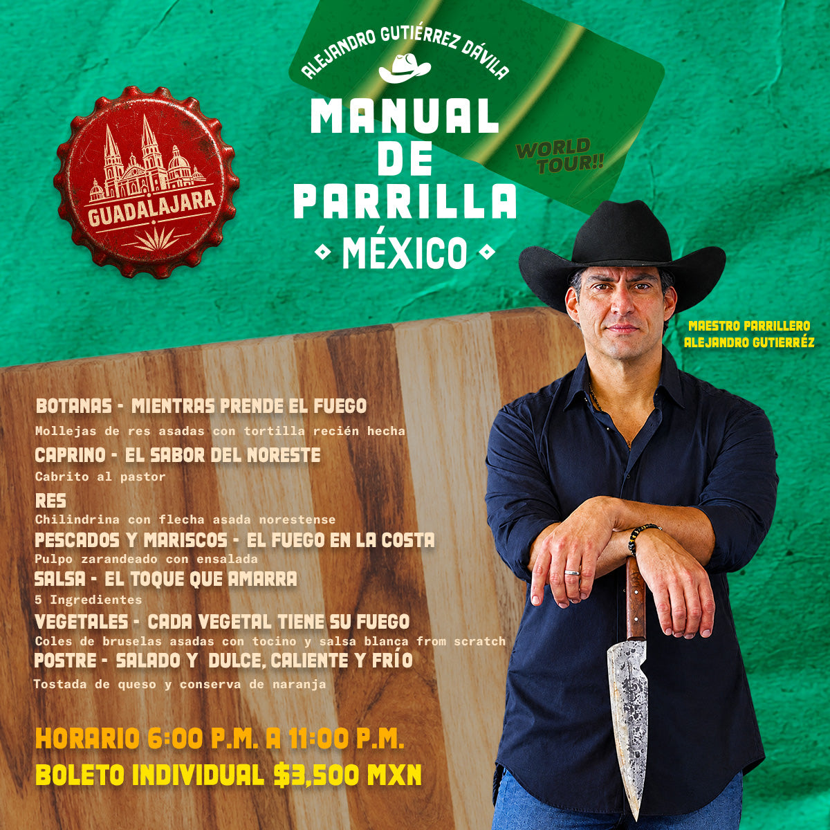 Manual de Parrilla México | Guadalajara | 1 Diciembre