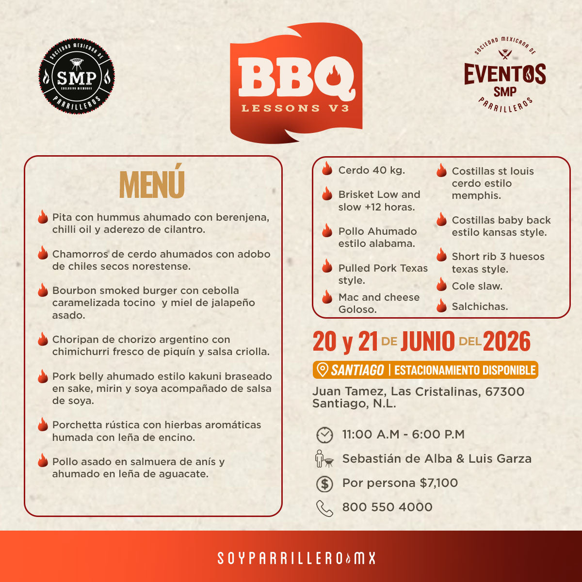 BBQ Lessons III | Santiago | 20 & 21 junio