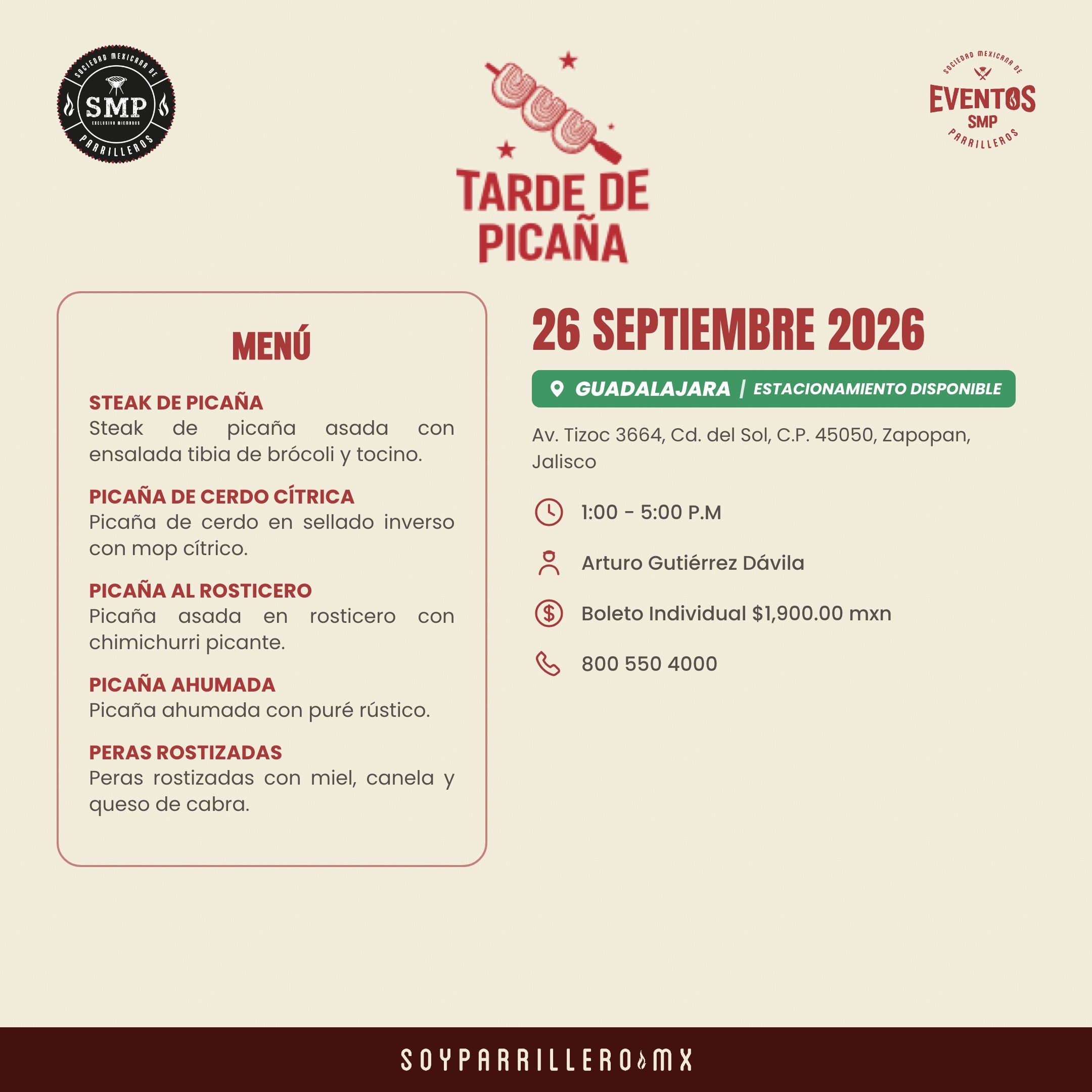 Tarde de Picaña | Guadalajara | 26 Septiembre