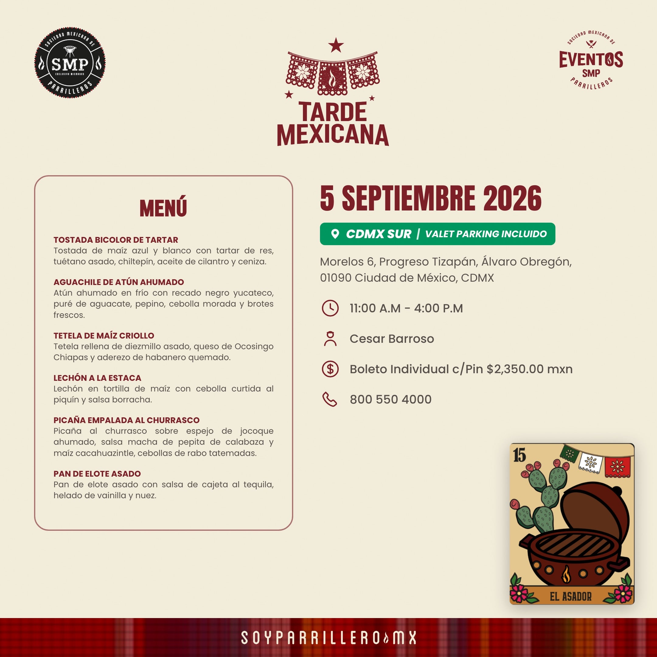 Tarde Mexicana | CDMX Sur | 5 Septiembre