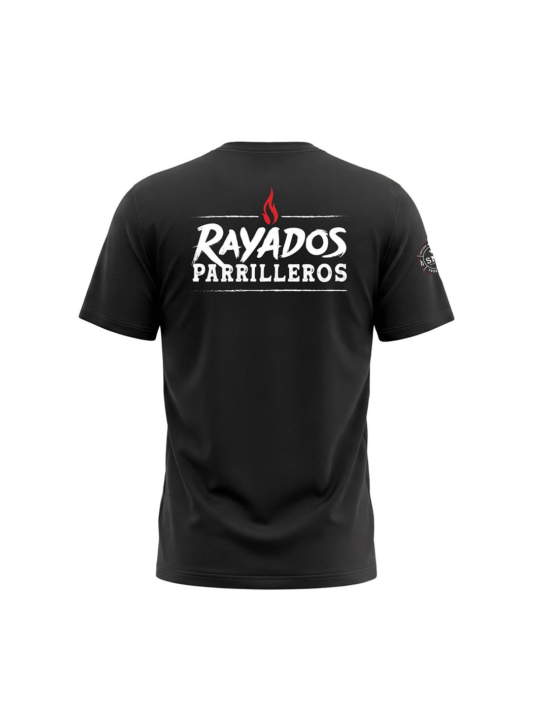 Playera Rayados Parrilleros x SMP negra