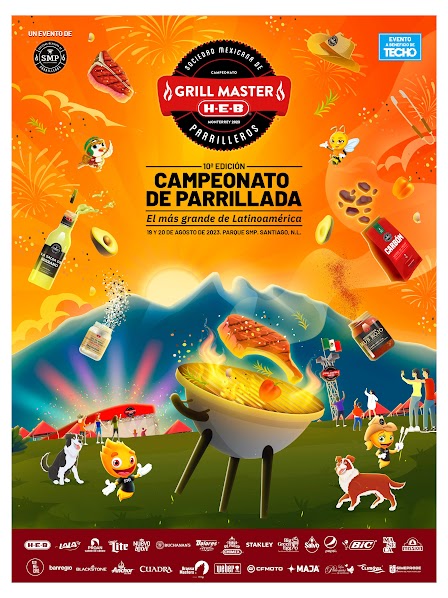 Póster Conmemorativo Grill Master HEB 2023
