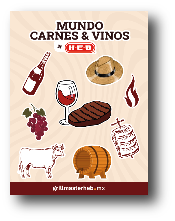 Planilla Stickers Grill Master H-E-B 2025