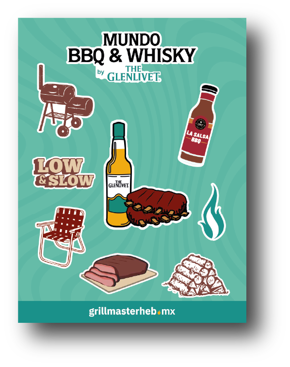 Planilla Stickers Grill Master H-E-B 2025