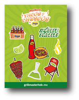 Planilla Stickers Grill Master H-E-B 2025