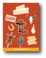 Planilla Stickers Grill Master H-E-B 2025
