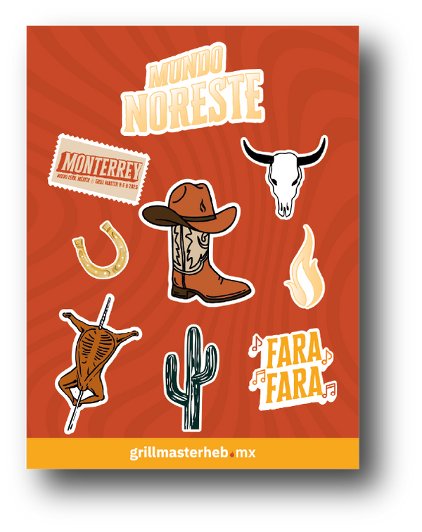 Planilla Stickers Grill Master H-E-B 2025