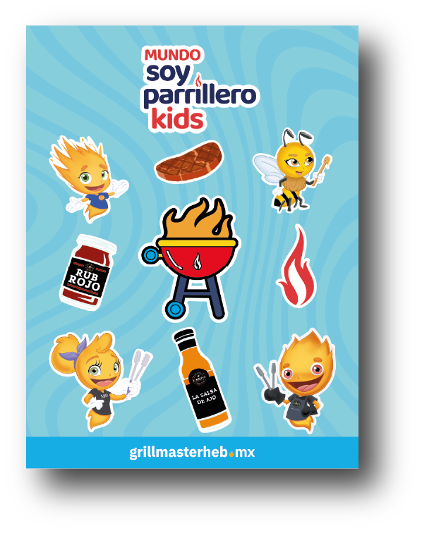 Planilla Stickers Grill Master H-E-B 2025