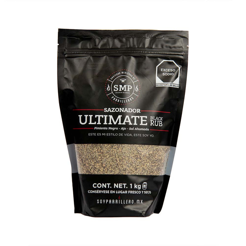 Ultimate Black Rub en Bolsa SMP 1 Kilo