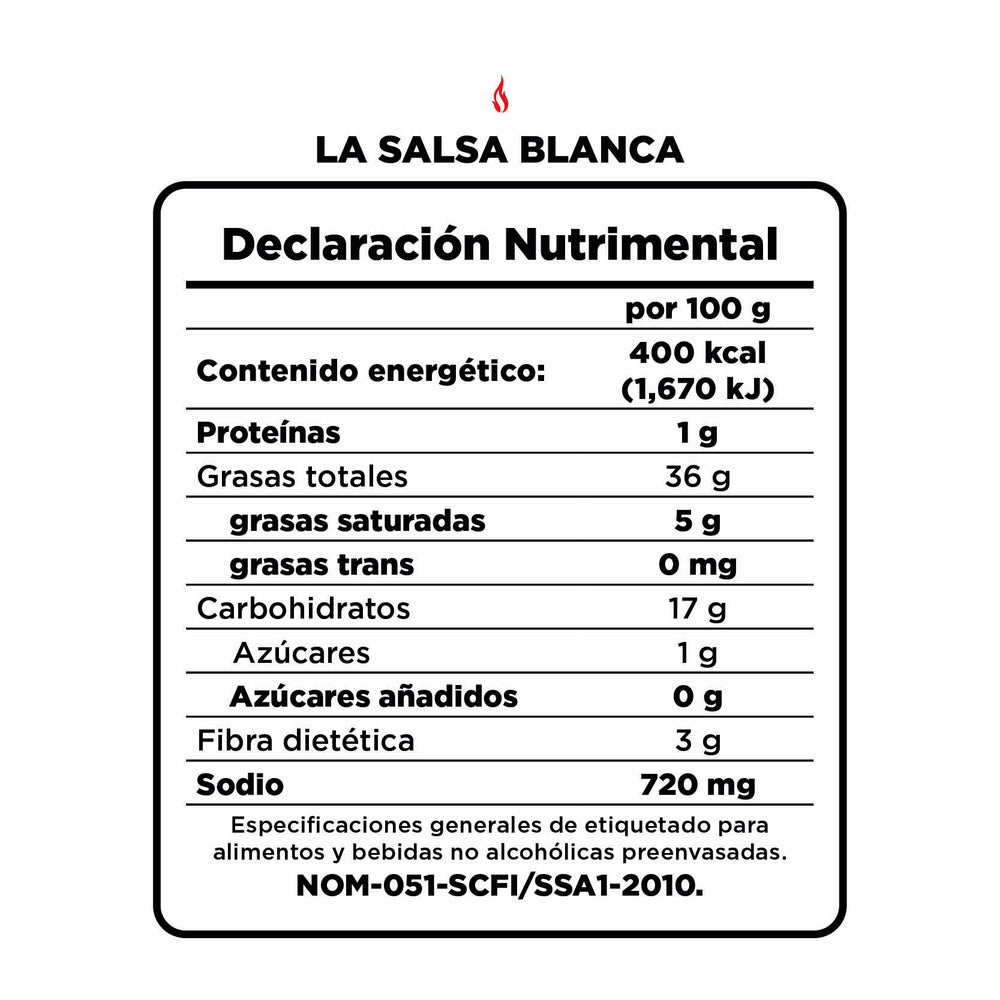 Tabla Nutrimental