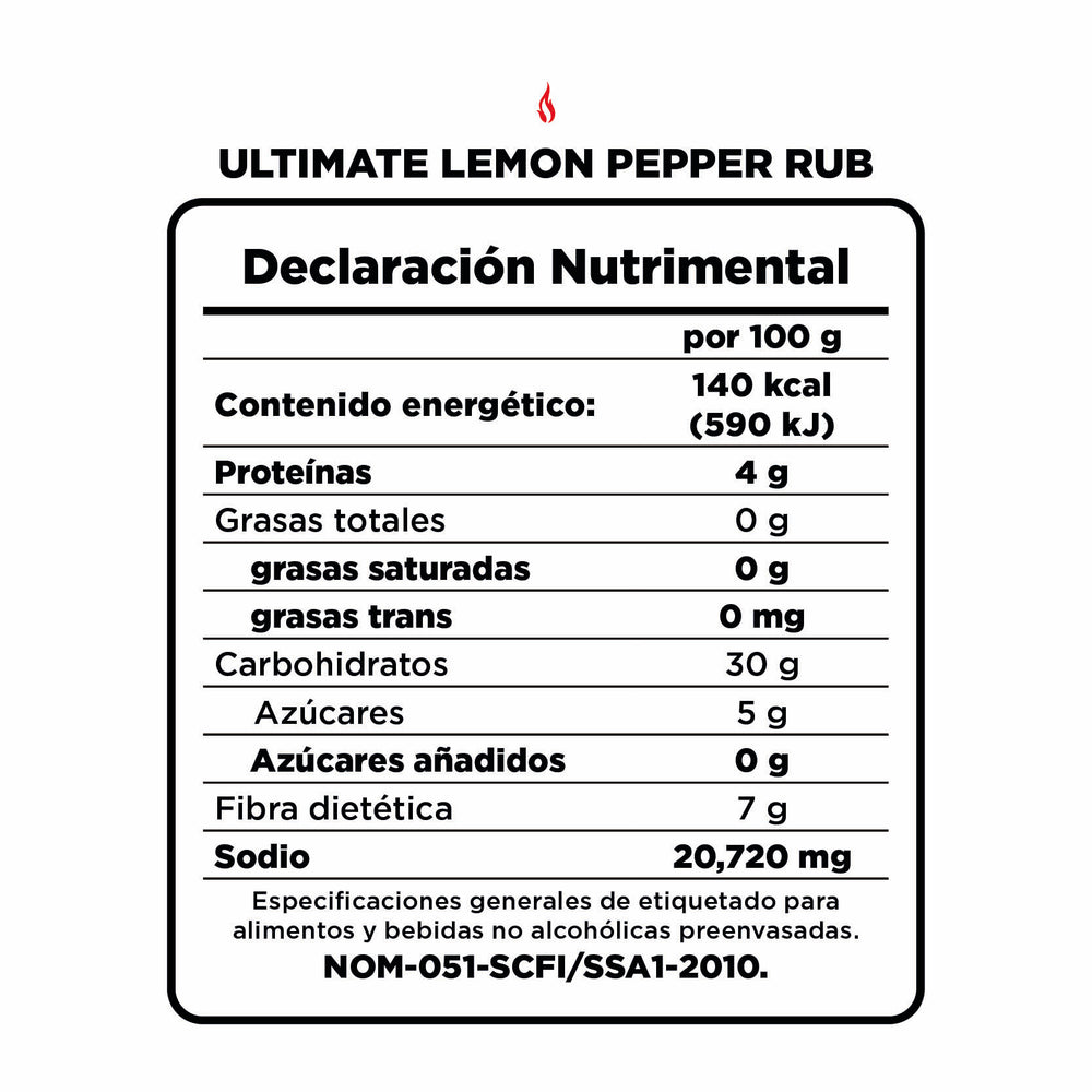 Tabla Nutrimental