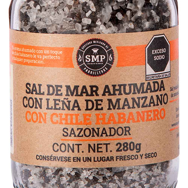 Sal Ahumada en leña de manzano Habanero SMP