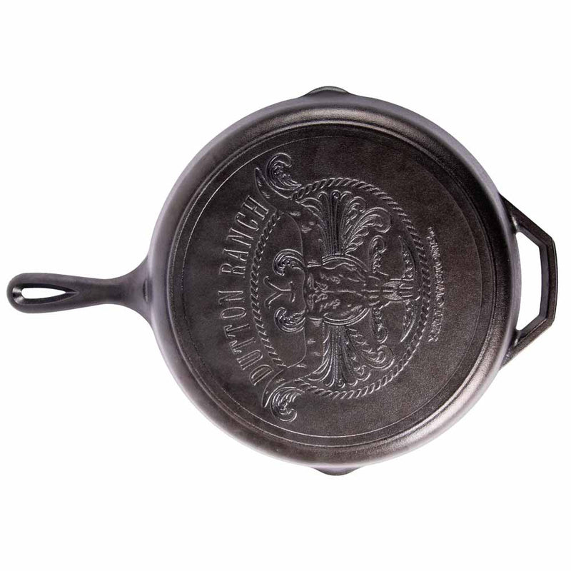 Yellowstone 12 Inch Cast Iron Steer Skillet