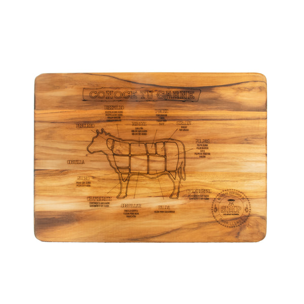 Tabla Teca CONOCE TU CARNE
