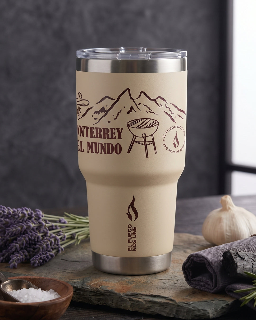 Termo De MTY Pa´l Mundo cream