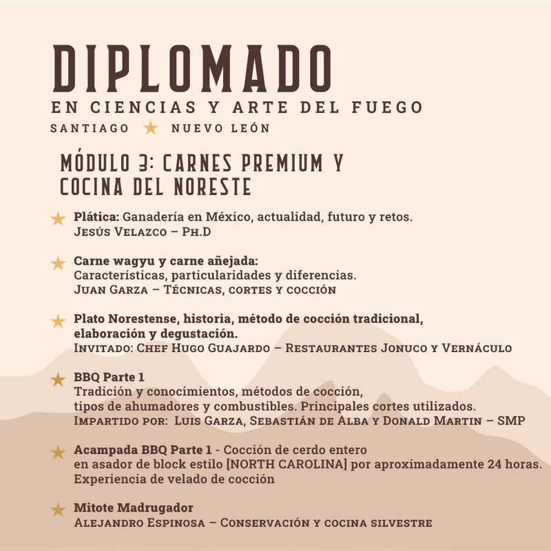 Diplomado en Ciencias y Arte del Fuego | Santiago | 15 al 19 de Octubre