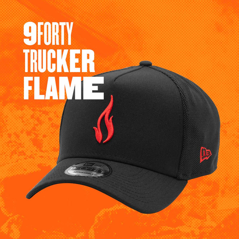 SMP Trucker Flame 9forty Flama Abierta Negra